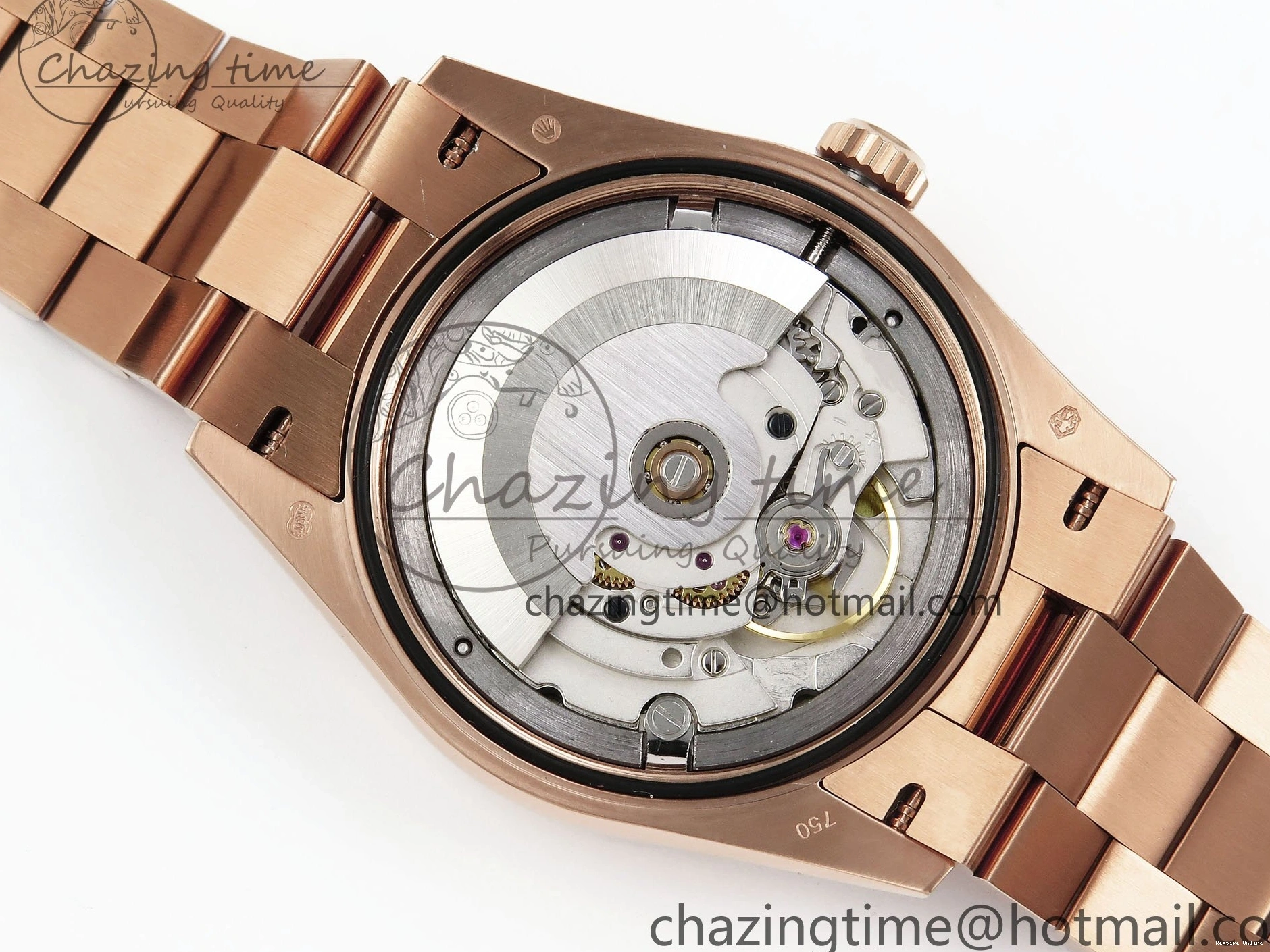 0523 OdorResistant Day Date 36 RG TWSF Best Edition White Diamonds Dial on RG Bracelet A 1610